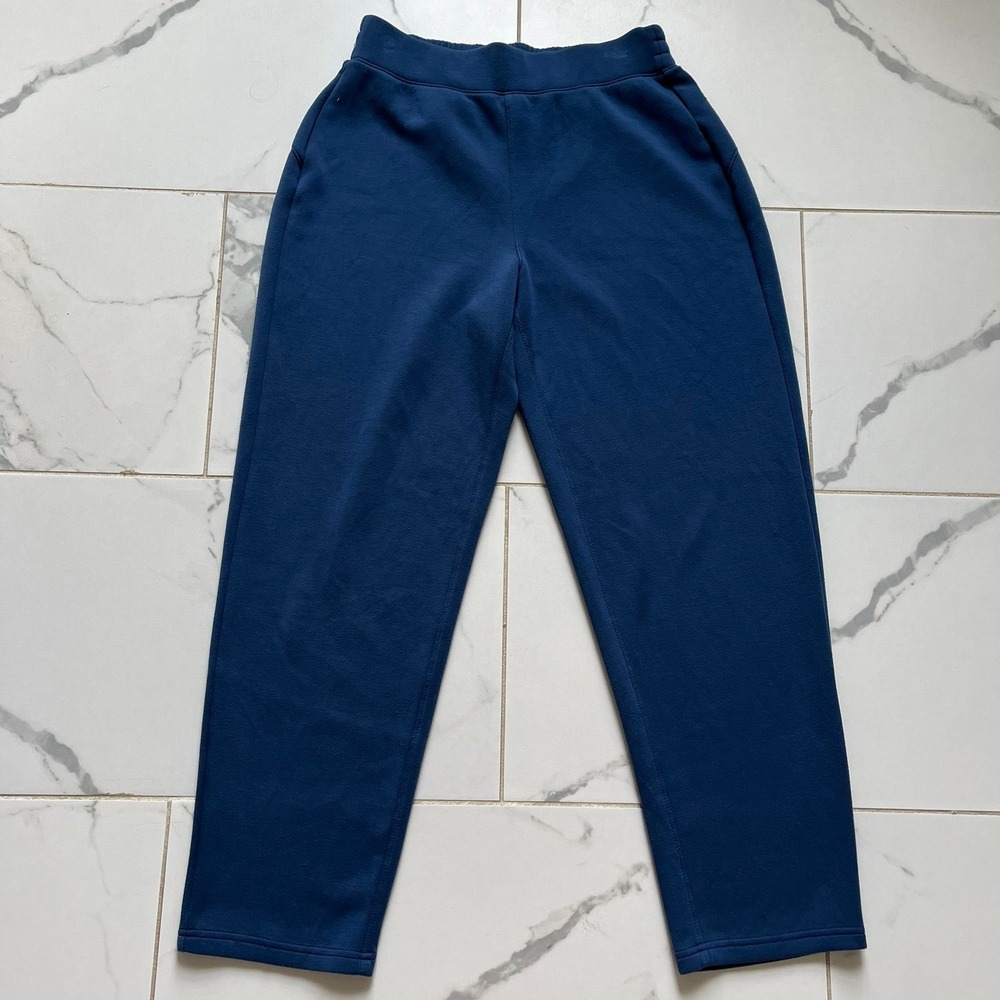 SPANX AirEssentials Slim Straight Pant blue color size medium